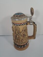 Vintage Avon Indians Of The American Frontier Lidded Beer Stein picture
