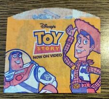 Toy Story-Now on Video - Burger King  - Small French Fry Paper Holder - 1996 picture