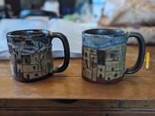 Mara Mexican Handcrafted Coffee/Tea Mug Pueblo HandPainted Heavy Stoneware  picture