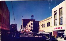 Vintage Postcard- Main Street, Stockton, CA 1960s picture