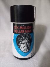 Clean Vintage 1978 The Six million dollar man Aladdin Lunch Box thermos picture