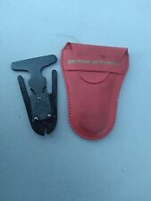 A vintage 1940's British Buttner pipe reamer In Original Pouch picture