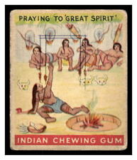 1933-40 Goudey R73 Indian Gum #96 Praying to The Great Spirit IND1 picture