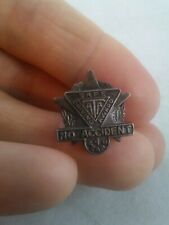 vintage ATA Safe Driver 4 year Service Award pin pinback pin button lapel  *FF picture