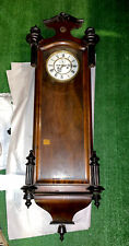 Antique Austrian 2 Weight Vienna Regulator Wall Clock- Biedermeier Style picture