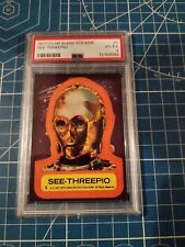 1977 Star Wars Sticker SEE-THREEPIO #5 PSA 4 SB7-24 picture