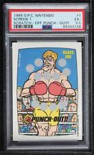 1989 O-Pee-Chee Nintendo Scratch-Off Game Punch Out Glass Joe #1 PSA 5.5 ne4 picture
