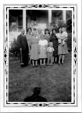 Minneapolis Minnesota 2 Generations Family Portrait 1940s Vintage Photograph #2 picture