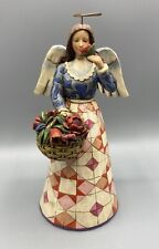 VTG Jim Shore Smell the Flowers Angel 2007 Heartwood Creek 4008943 / rose / halo picture