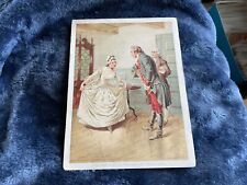 1st Meeting of Geo Washington & Martha Advertising Trade Card-1880’s?-Clarks ONT picture