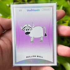 2022 Zerocool VeeFriends Series 1 Bullish Bull Mammal #44 Hologram (#'d 1/1) picture