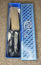 NIB Colt CT9 Survival Tactical Knife Dagger Heavy Leather Sheath Made In USA picture