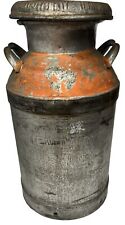 Antique Milk Can - BKLYN NY - Authentic Grandview Dairy INC 24”x13 Very Heavy picture