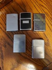 LOT OF 5  VINTAGE ZIPPO LIGHTERS picture