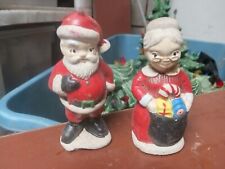 Vintage Hand Painted Mr & Mrs Santa Claus Figurines 4