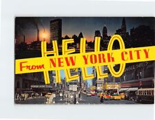Postcard Highlights of NYC Hello from NYC New York USA North America picture