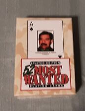 ORIGINAL SEALED DECK Novelty Inc. 52 Most Wanted Iraq Playing Cards Brand New picture
