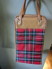 Vintage Thermos Plaid With Storage Tote. New/ Unused  picture