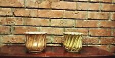 2 Vintage Brass Bowl For Flowers picture