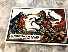 1962 Topps Civil War News #54 A Horseman Falls picture