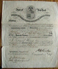 CIVIL WAR SYRACUSE NEW YORK INVASION AND INSURRECTION DISCHARGE picture