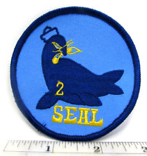 Vintage US Navy Seal Team 2 Jacket Patch USN United States Military picture