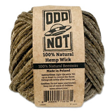 Thick Hemp Wick 100ft - 100% Natural Unbleached Hemp Lighter 2mm Made in Poland picture