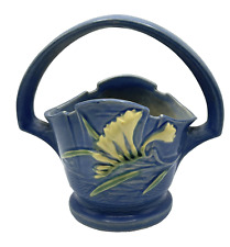 Roseville Art Pottery Blue Freesia 