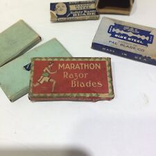  Vintage Ever-Ready, Marathon, PAL, and other Safety Razor Blades Advertising picture