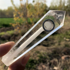 Natural Quartz Crystal Smoking Pipe Obelisk Point Wand Healing Bowl Wholesale picture