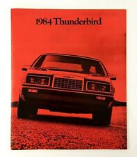 1984 Ford Thunderbird Showroom Sales Booklet Dealership Catalog Auto Car Vtg picture