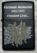 VIETNAM MEMORIAL 1961-1975 FREEDOM LIVES ZIPPO UNFIRED picture
