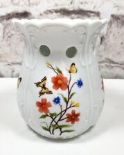 Yankee Candle Tart Wax Warmer Ceramic Butterflies And Flowers picture