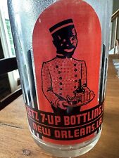 1940s Vintage Seltzer Bottle - Zetz 7-UP Bottling Company - New Orleans picture