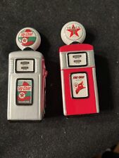 Texaco Service Station Salt & Pepper Shakers Gas Pump Novelty picture