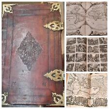 Beautiful Dutch Bible , 1719  with all maps & engravings, in impressive binding picture