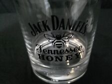 Set of 2 Signature Jack Daniels Tennessee Whiskey Black Honey Bee 8oz Glasses picture