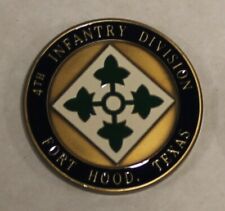 4th Infantry Division (Mechanized) Fort Hood Texas Army Challenge Coin picture