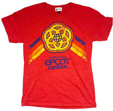 Disney Parks EPCOT Center Symbol Logo Men's Red Shirt; Size S picture