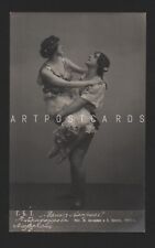 1917 M. Mordkin & M. Kandaurova  Russian Ballet Real Photo vintage postcard picture