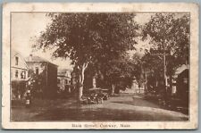 CONWAY MA MAIN STREET ANTIQUE POSTCARD picture