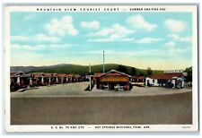 c1920's Mountain View Tourist Court Hot Springs National Park Arkansas Postcard picture