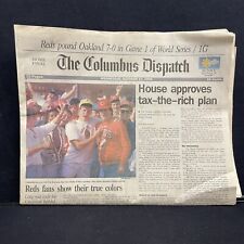 Columbus Dispatch Cincinnati Reds Win Game 1 Of World Series Newspaper 1990 picture