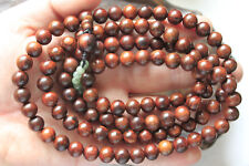 Genuine Natural Chinese Hainan Huanghuali Preyer Buddha Beaded Necklace 108颗 picture
