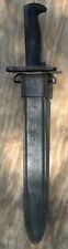 1943 AFH MARKED M1 GARAND Bayonet & Scabbard U.S Great Shape For Age picture