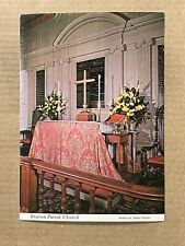 Postcard Williamsburg VA Virginia Bruton Parish Church Vintage PC picture