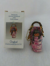 Pink Papoose 1990 Goebel DeGrazia Annual Ornament #530 - BOX picture