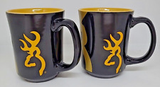2 Browning Stag Logo Coffee Mug Black & Yellow picture