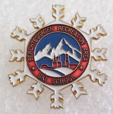 Vintage Berchtesgaden Recreation Area Ski School Skiing Souvenir Pin - Germany picture
