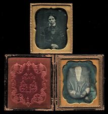 Lot of 2 Daguerreotypes of Women Humphreys / Marcy Family Connecticut picture